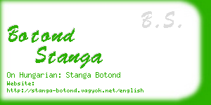 botond stanga business card